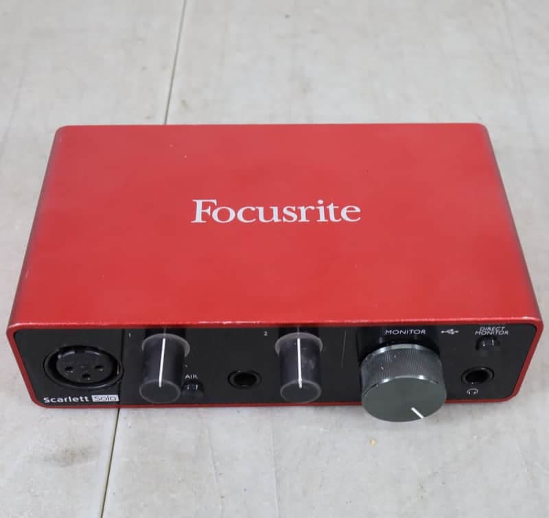 Focusrite 3rd Gen Scarlett Solo 2-Channel USB Audio Interface