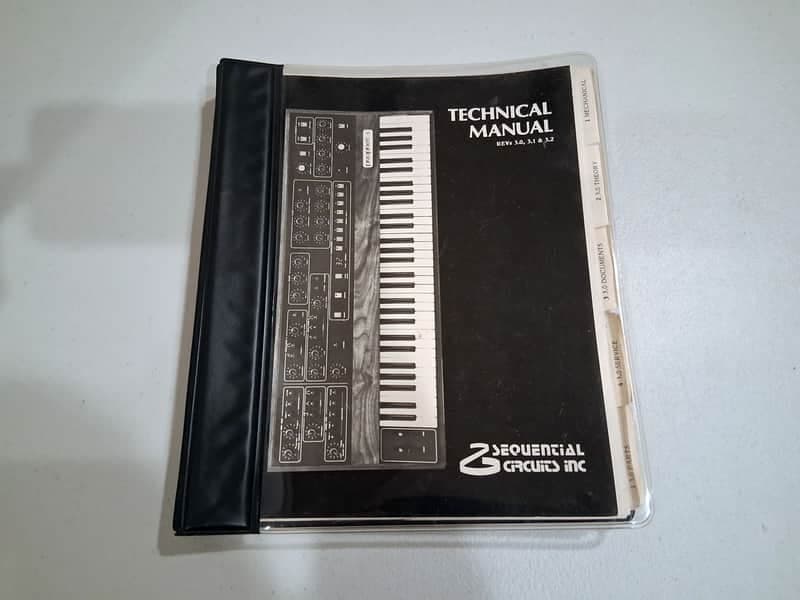 Sequential Circuits Prophet 5 Rev 3.0-3.3 Technical Service Manual
