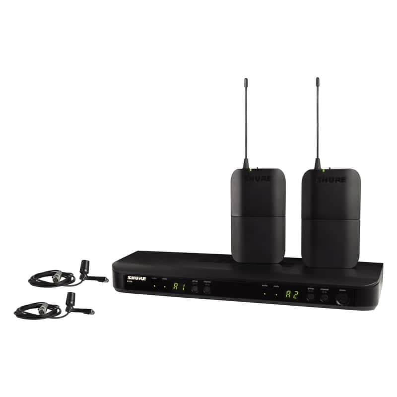 Shure BLX188/CVL Dual Channel Lavalier Wireless System (H11 Band)