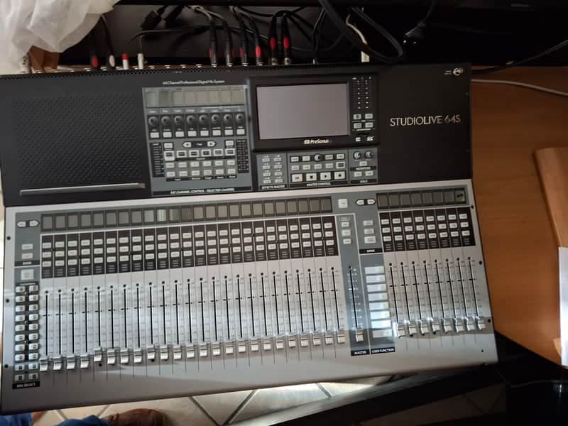 PreSonus StudioLive 64S 64-Channel Digital Mixer and USB Audio Interface 2022 - Black / Silver