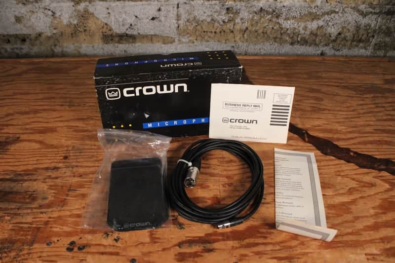 Crown PCC-170GT Gated Supercardoid Condenser Mic w/ Box, Cable, & Paperwork
