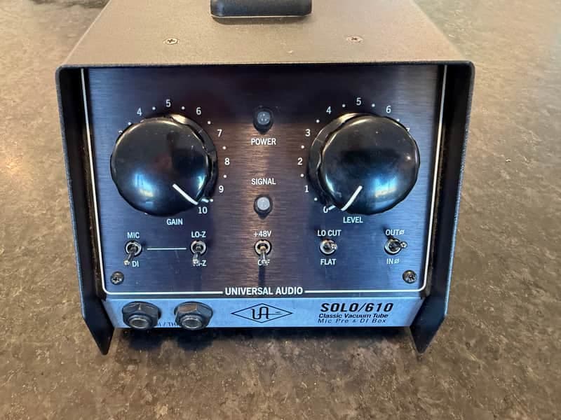 Universal Audio Solo/610 Desktop Tube Mic Preamp 2006 - Present - Black