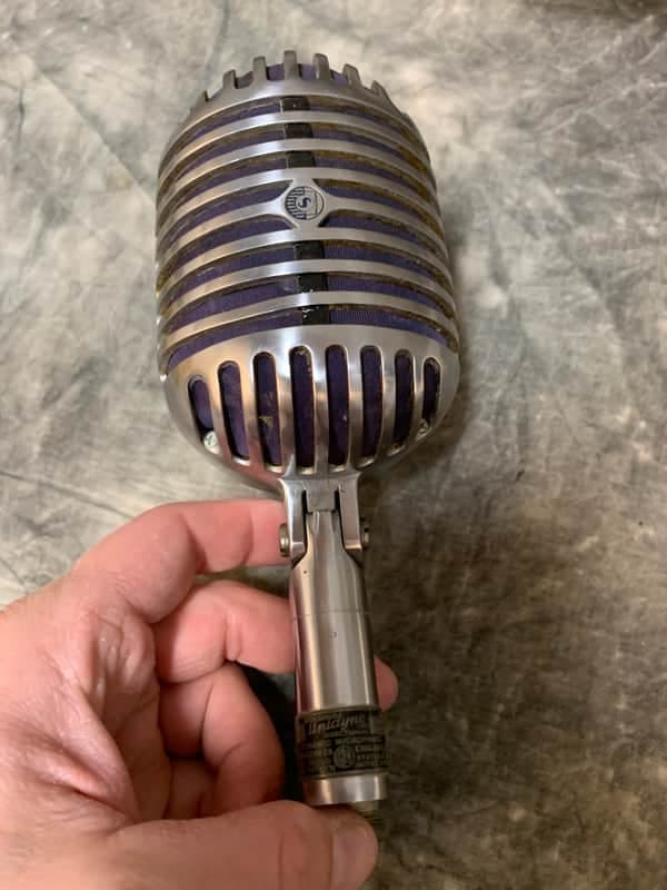 Shure 55 Vintage Big Elvis Very In Original Plastic Almost NOS