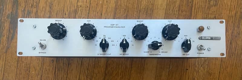 Klark Teknik EQP-KT Classic Tube Equalizer