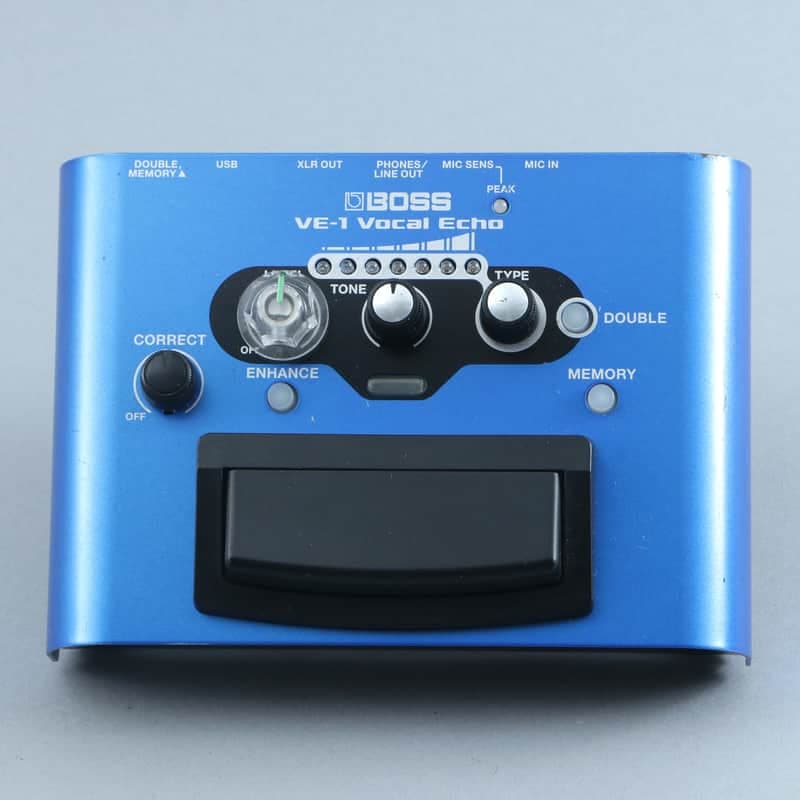 Boss VE-1 Vocal Echo Vocal Effects Pedal P-31024
