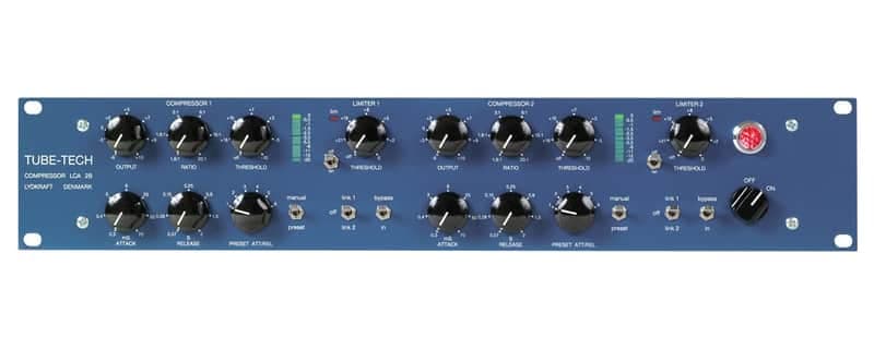 Tube-Tech LCA 2B Dual Channel Tube VCA Compressor / Limiter 2010s - Unused Blue TGHM