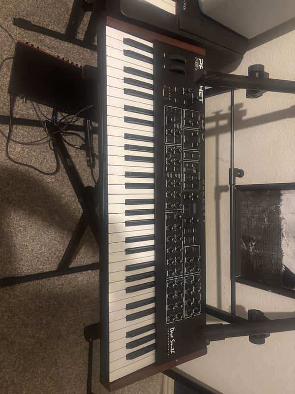 Sequential Prophet Rev2 61-Key 16-Voice Polyphonic Synthesizer 2018 - Present - Black with Wood Sides