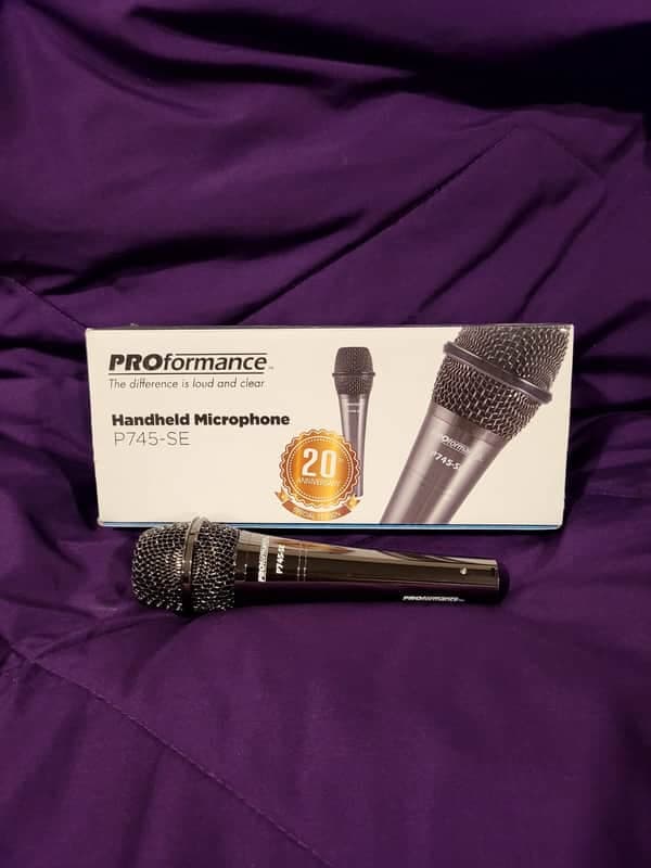 20th Anniversary PROformance P745-SE Handheld Vocal Microphone in Black Mirror