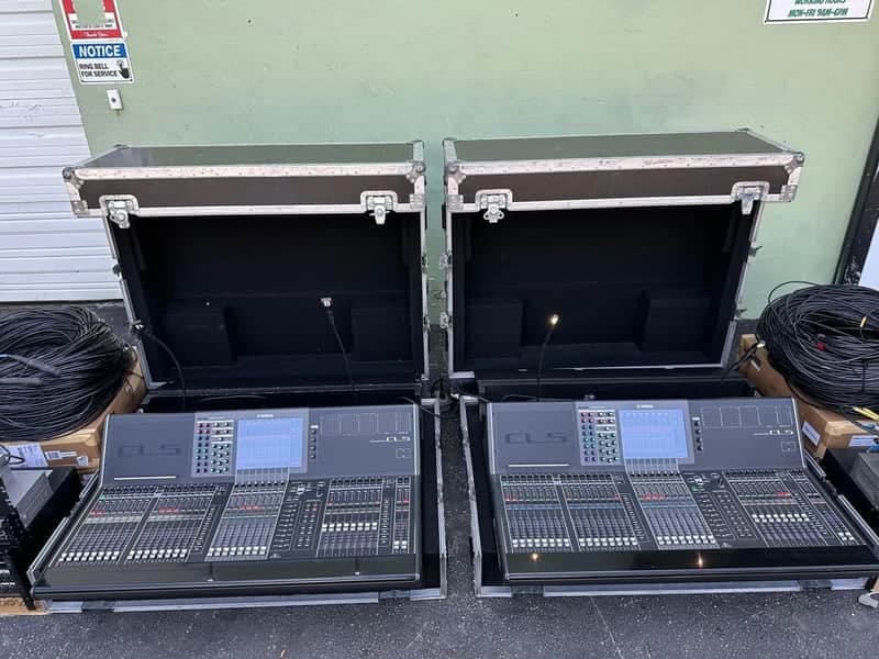 YAMAHA CL5 CONSOLE WITH (1) RIO3224-D RACK UNIT (TRUEHEARTSOUND)