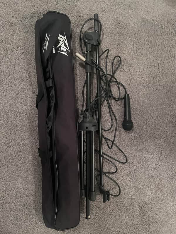 Peavey PV-MSP1 Dynamic Cardioid Mic/Stand Pack 2010s - Black