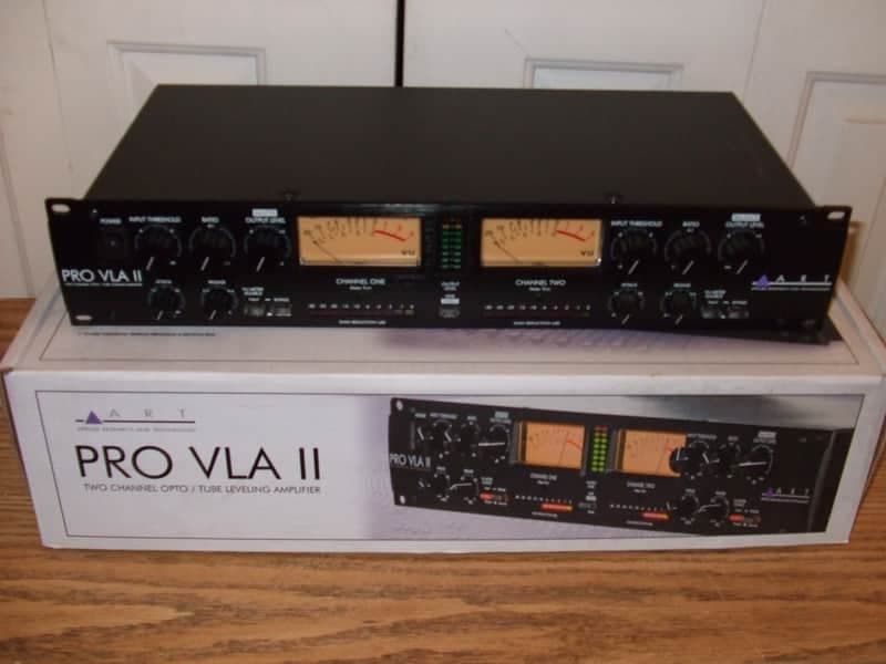 ART Pro VLA II 2-Channel Vactrol Compressor 2009 - Present - Black