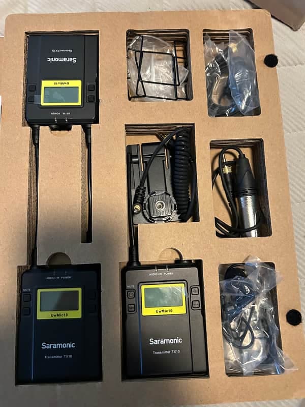 Saramonic UWMIC10 96-Channel Digital UHF Wireless Lavalier Microphone System