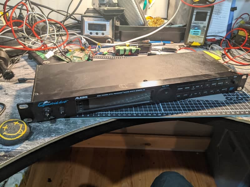 Alesis QuadraVerb 2 Dual Channel Octal Master Effects with Digital I/O 1990s - Black