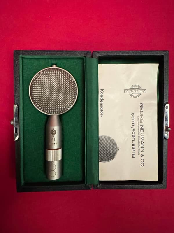 NEUMANN GEFELL Capsule M8 1957 - nickel "N.O.S." never Used Low serial number for Neumann CMV563