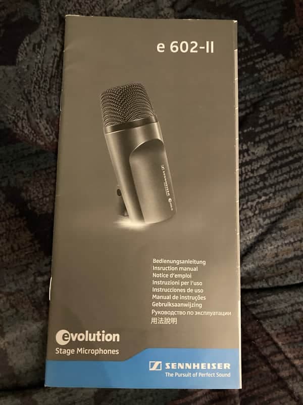 NO MICROPHONE! Sennheiser e 602-II Original Owners Manual / User Manual