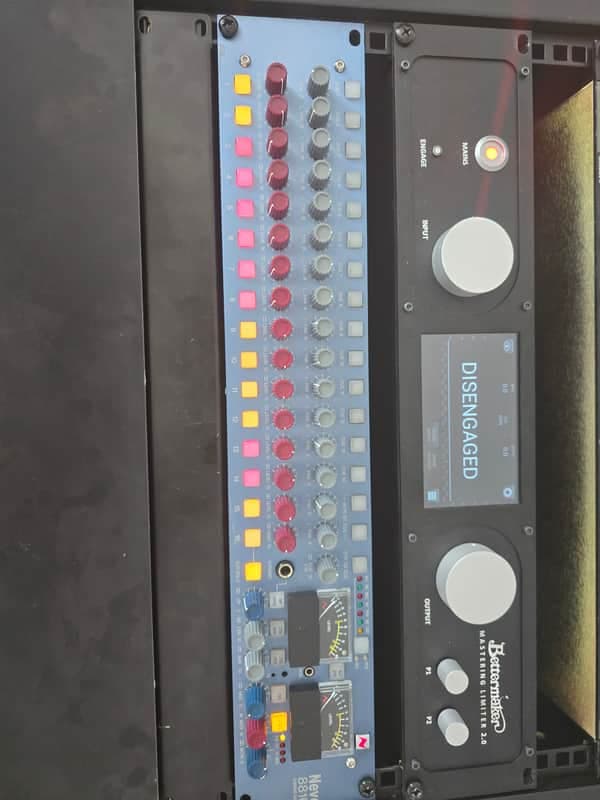 AMS Neve 8816 16-Channel Summing Mixer 2010s - Blue