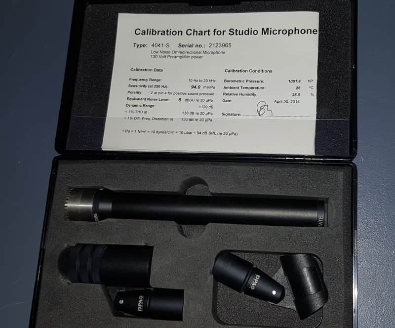 DPA DPA 4041-S – Microphone haut de gamme 130 V – Câble inclus 2001