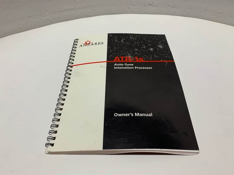ANTARES ATR- 1A MANUAL- MAKE OFFER!