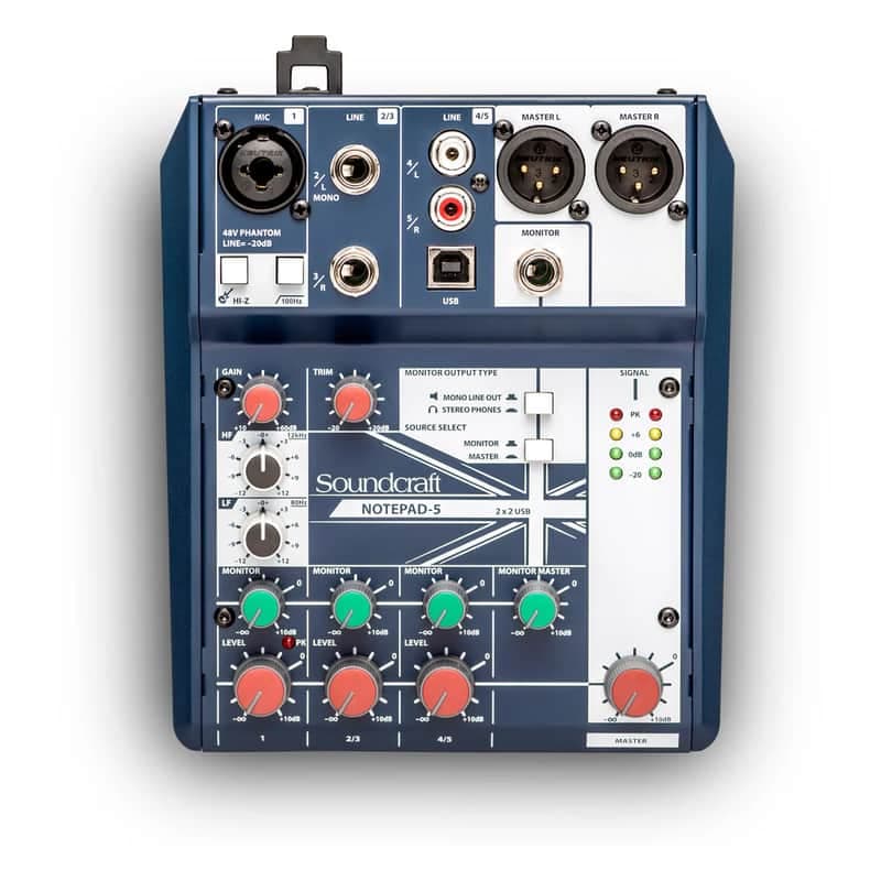 Soundcraft Notepad-5 Small-Format Analog Mixing Console
