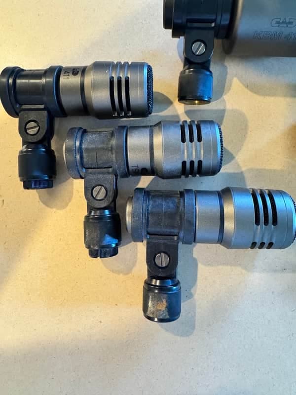 1x CAD KBM412, 3x TSM411 Drum Mic Set- 2010s