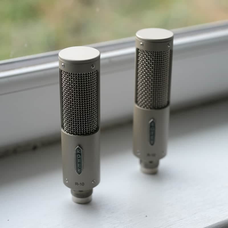Royer R-10 Ribbon Microphone Pair Stereo Matched Boxed