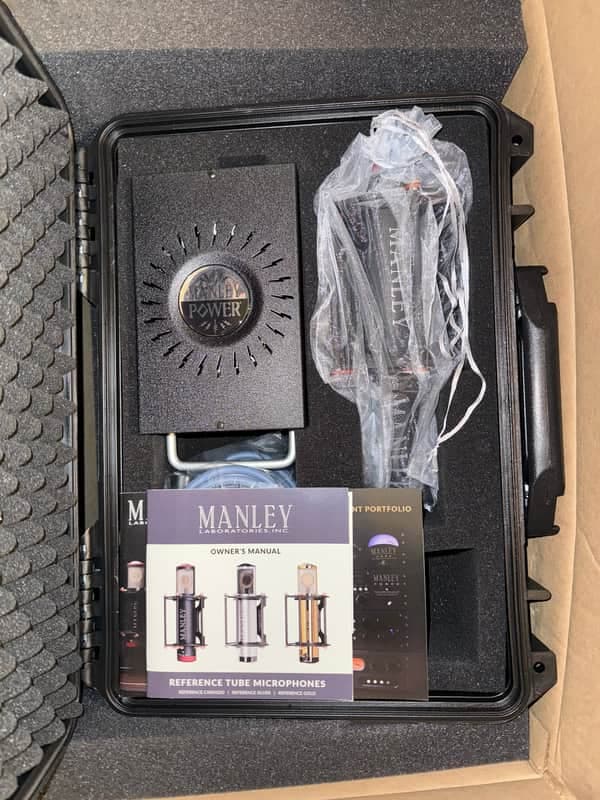 Manley Labs Reference Cardioid Large Diaphragm Tube Condenser Microphone 2010s - Black