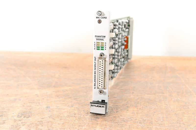 Studer Mic/Line In Card for D21m Modular I/O System CG01HSC