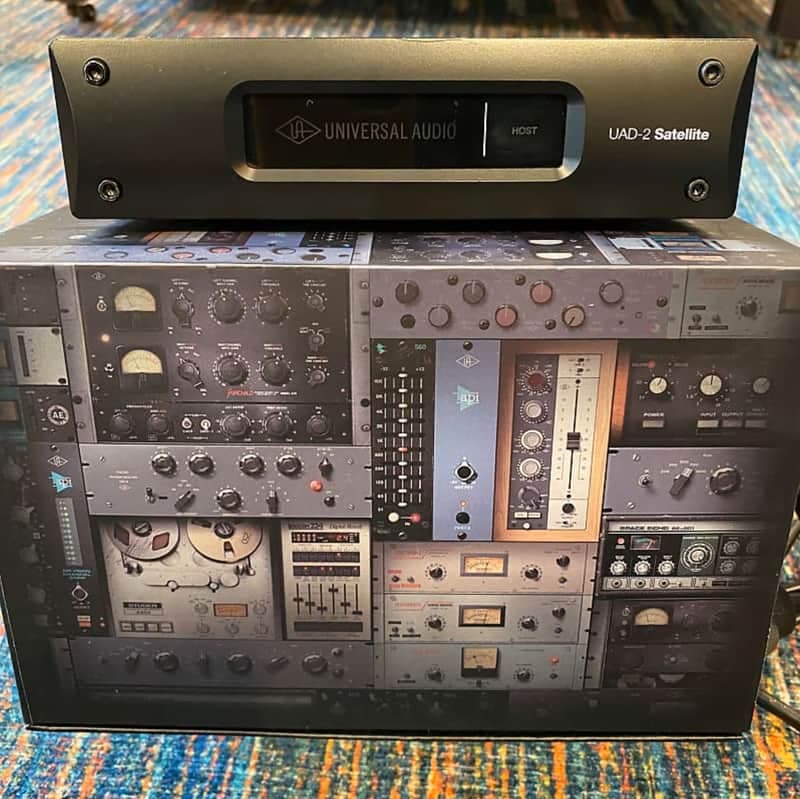Universal Audio UAD-2 Satellite QUAD Core Thunderbolt DSP Accelerator with choicest tone shaping plugins.