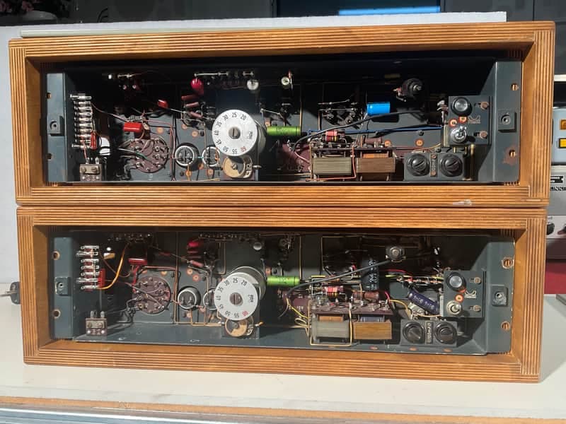 Maihak B-V41b PAIR TUBE PREAMP #1087#884 ultra vintage