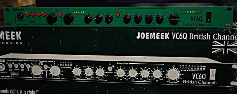 Joe Meek VC6Q British Channel Version Mic Preamp Channel Strip w/Compressor and EQ JoeMeek