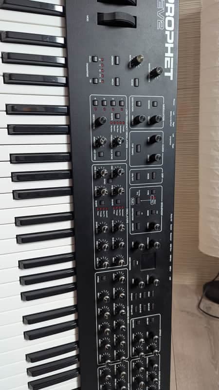 Sequential Prophet Rev2 61-Key 8-Voice Polyphonic Synthesizer 2018 - Present - Black with Wood Sides