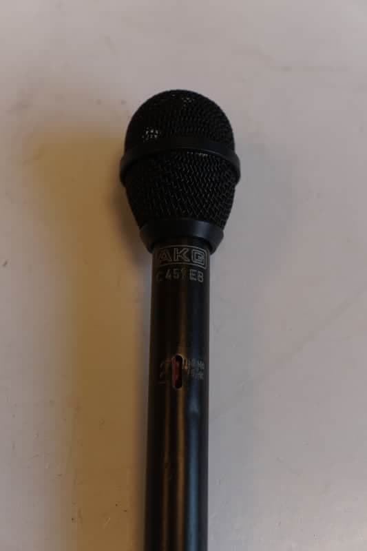 AKG C451 EB Condenser Microphone CK5 Capsule Black - 1970s