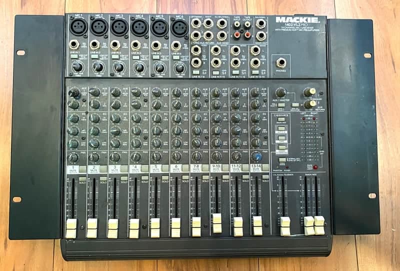 Mackie Micro Series 1402-VLZ 14-Channel Mic / Line Mixer 1997 - 2002 - Dark Gray