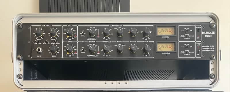 Drawmer 1960 2-Channel Mic Pre / Compressor 1993 - Present - Black