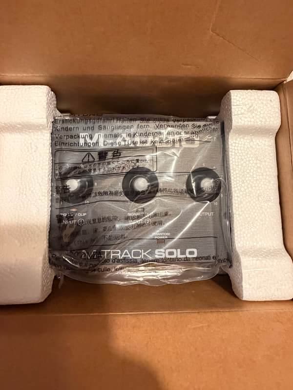 M-Audio M-Track Solo USB Audio Interface 2020 - Present - Black
