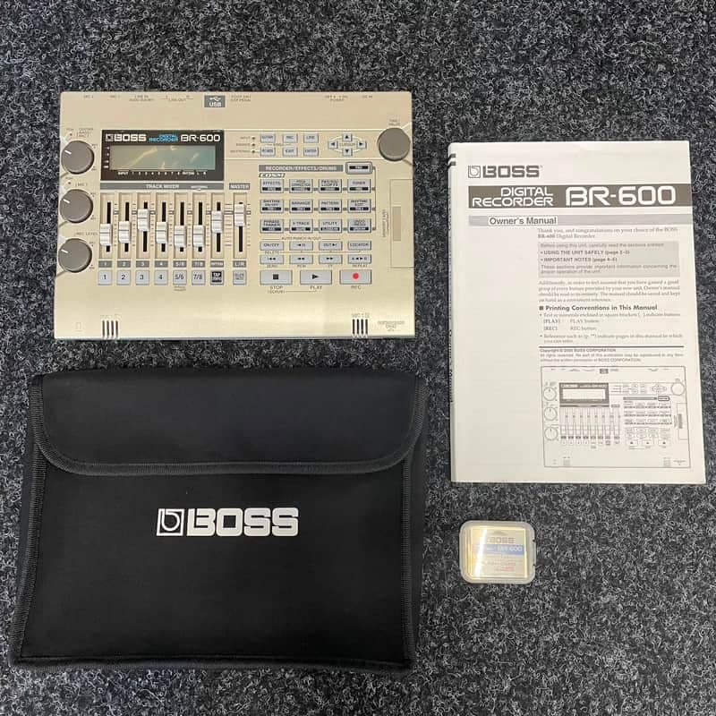 Boss BR-600 w/ 1GB Card + Case + Manual + PSU