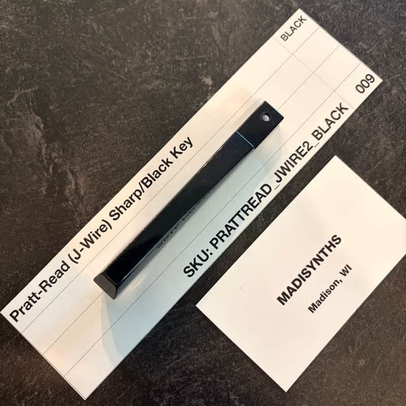 ORIGINAL Pratt Read Replacement SHARP/BLACK Key (J-Wire Keybeds) for ARP 2500/2600, Moog Minimoog, Oberheim OBX/OBXa/OB8, Sequential Prophet-5/10, PPG Wave 2.2, EML 500, and more