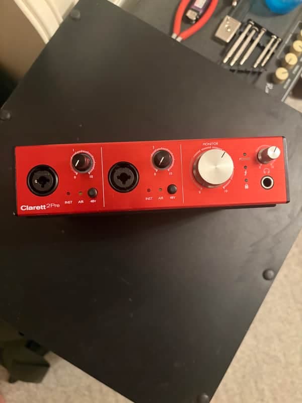 Focusrite Clarett 2Pre USB Audio Interface 2010s - Red