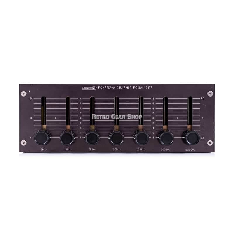 Langevin EQ-252-A Graphic Equalizer Analog EQ Vintage Rare Black knobs 252a
