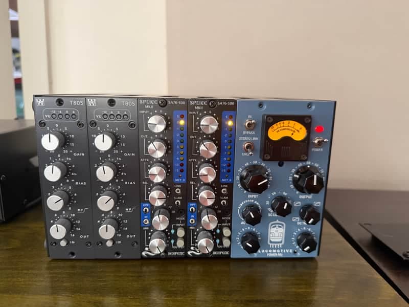 Serpent Audio SA76-500 Splice MKII 500 Series FET Compressor Module 2010s - Black