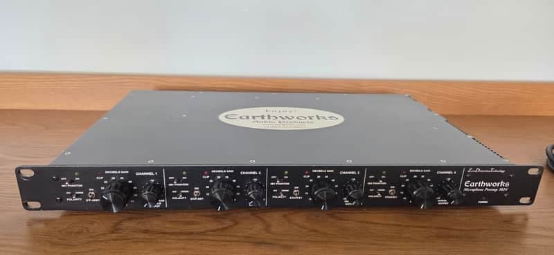 Earthworks 1024 Zero Distortion 4-Channel Mic Preamp 2010s - Black