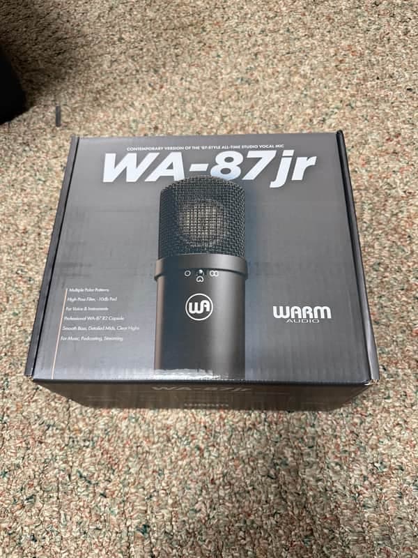 Warm Audio WA-87jr SE Large Diaphragm Cardioid Condenser Microphone 2025 - Present - Matte Black