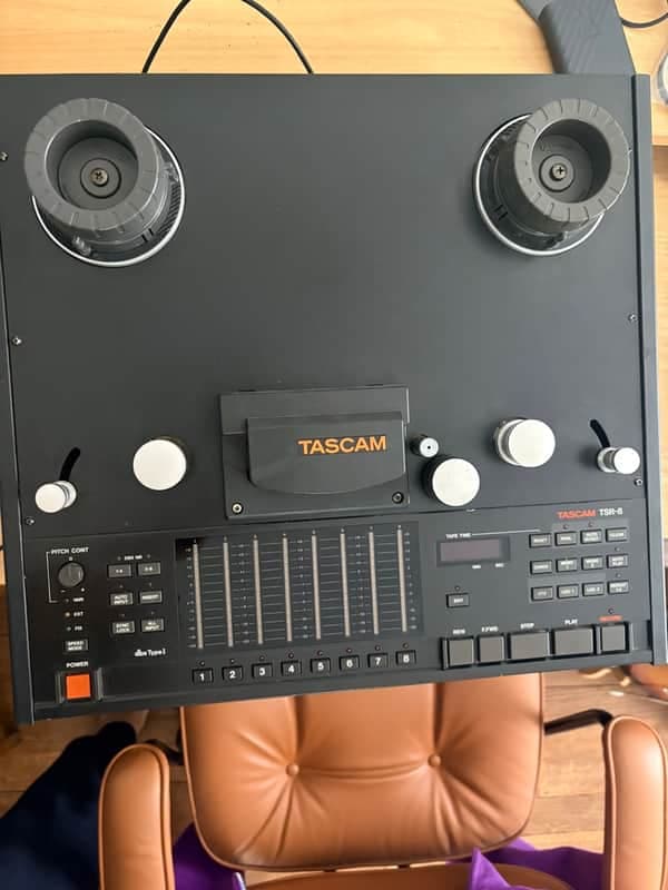 TASCAM TSR-8 1/4" 8-Track Reel to Reel Tape Recorder 1990s - Black