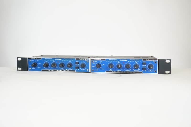 Pair PreSonus BlueMAX Smart Compressors with Rack Tray Tested Working