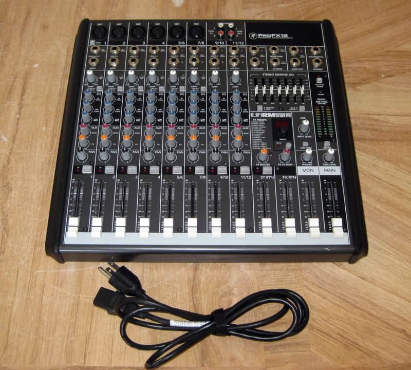Mackie ProFX12 12 Channel Mixer W/FX USB