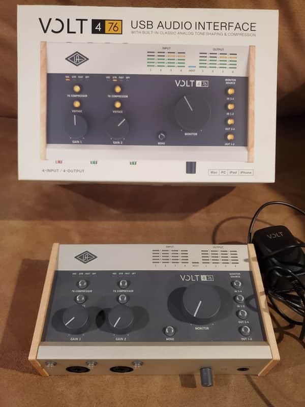 Universal Audio Volt 476 USB-C Audio Interface 2021 - Present - Tan / Gray