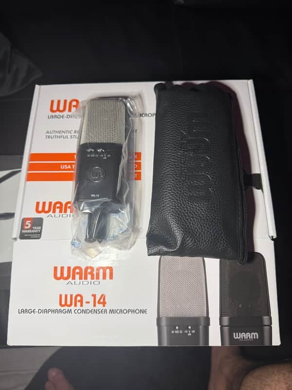 Warm Audio WA-14 Multipattern Brass Capsule Condenser Microphone 2017 - Present - Black