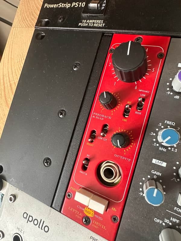Chandler Limited Little Devil Preamp 500 Series Mic Pre Module 2010s - Red