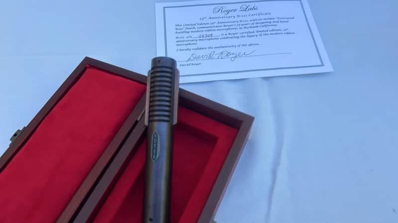 Royer R-121 Ribbon Microphone 25th Anniversary Limited Edition