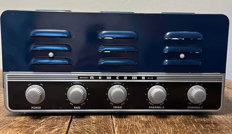Newcomb H-15 Tube Amp 🎙️🎸 — TR-100 Inputs, Fully Recapped | Mic Pre • Reamp • EQ • Line Driver • Power Amp